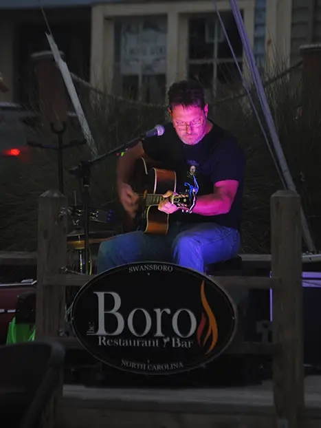 Stephen Poole performs onstage at The Boro